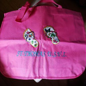 Virgin Islands Pink Beach Tote